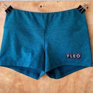 Fleo Green Space dye CrossFit Shorts
